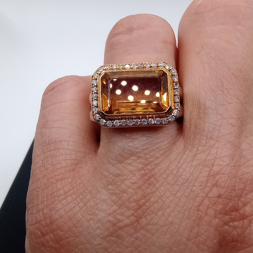 David Yurman Gold and Silver Statement Ring